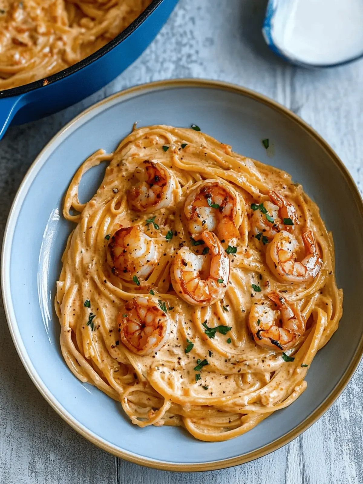 Quick Weeknight Creamy Shrimp Linguine for Impressing Guests